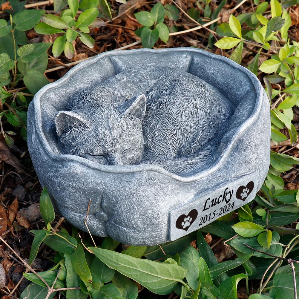 Pietra commemorativa del Gatto Personalizzata Marcatore di Tomba Lapide Giardino Regali Perdita