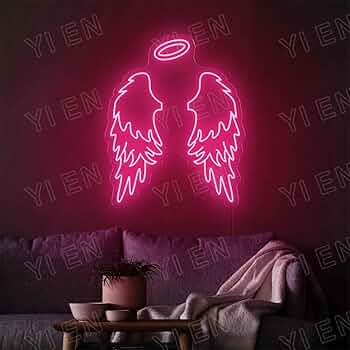 エンジェル　羽　撮影スポット　LEDネオンサイン　オーダーメイド可 f7856f17974264111f16a1ac080619