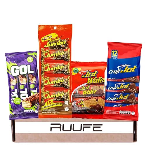 Chocolatina Gol and Galleta Wafer Jet paquete de 4 barra de galletas colombiana dulce colombiano caramelo colombiano en línea mecato colombiano disponible en Yaxa Colombia