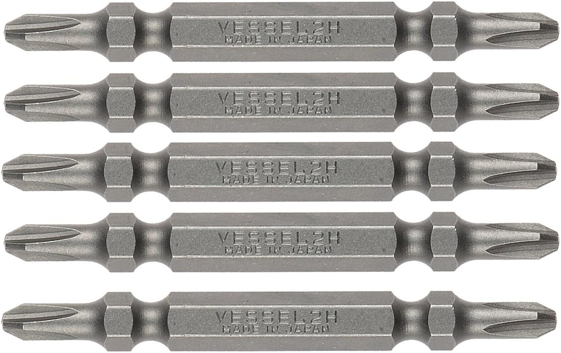 Vessel AS5P2065F Slender Bit +2 x 65 Set of 5