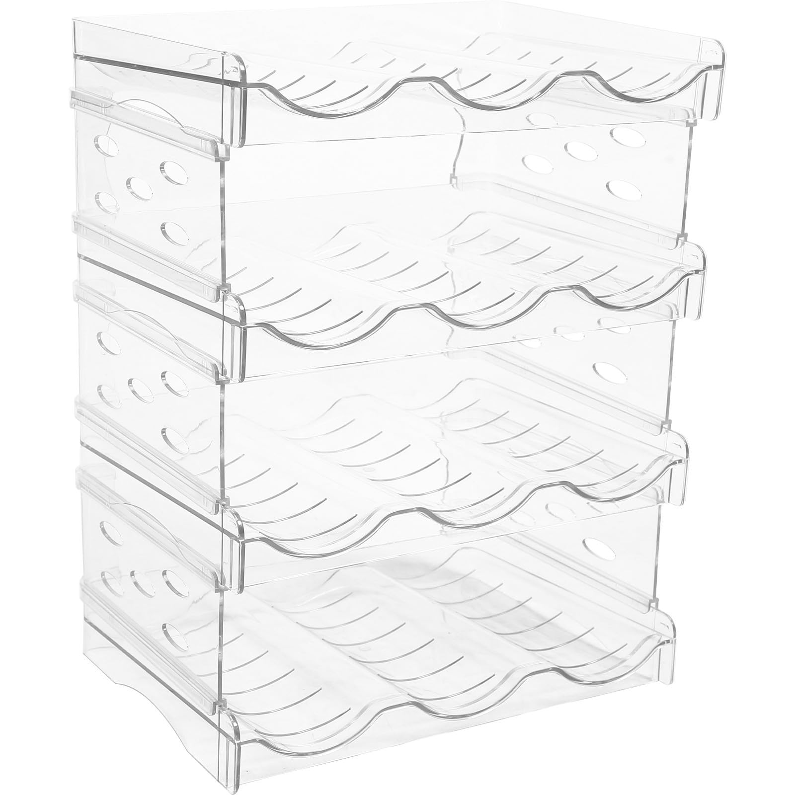 Baluue Organisateur Pet 4 Bouteilles Niveaux d'eau à Pliable
