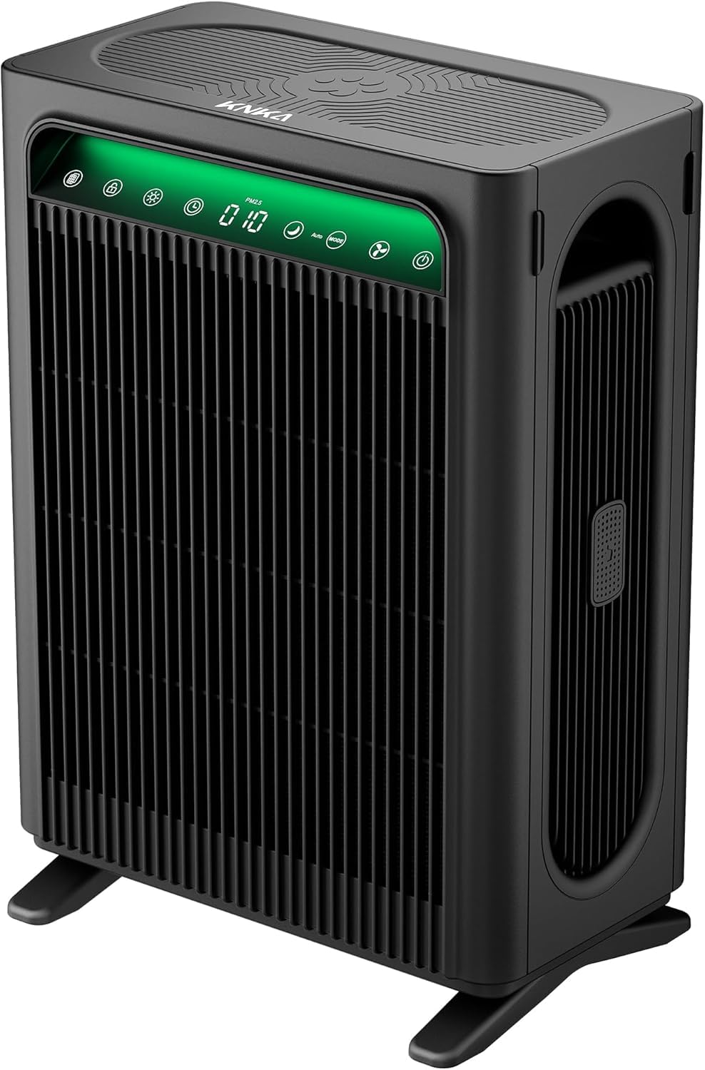 KNKA Oczyszczacz powietrza Air Purifier APH4000, system podwójnego filtra, CADR 400 m³/h, do 120 m², wydajność HEPA (tryb uśpienia) usuwa 99,97% pyłków/włosów/zapachów, idealny dla palaczy i zwierząt