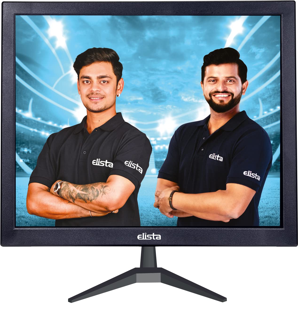 Elista ELS-VS16HD PRO LED, 15.1 Inch (38.3 cm) 1024 X 768 Pixels, Led Monitor with Hdmi and Vga Port, Slim Bezel, Stand and Wall Mountable Led (Hdmi+Vga), Black