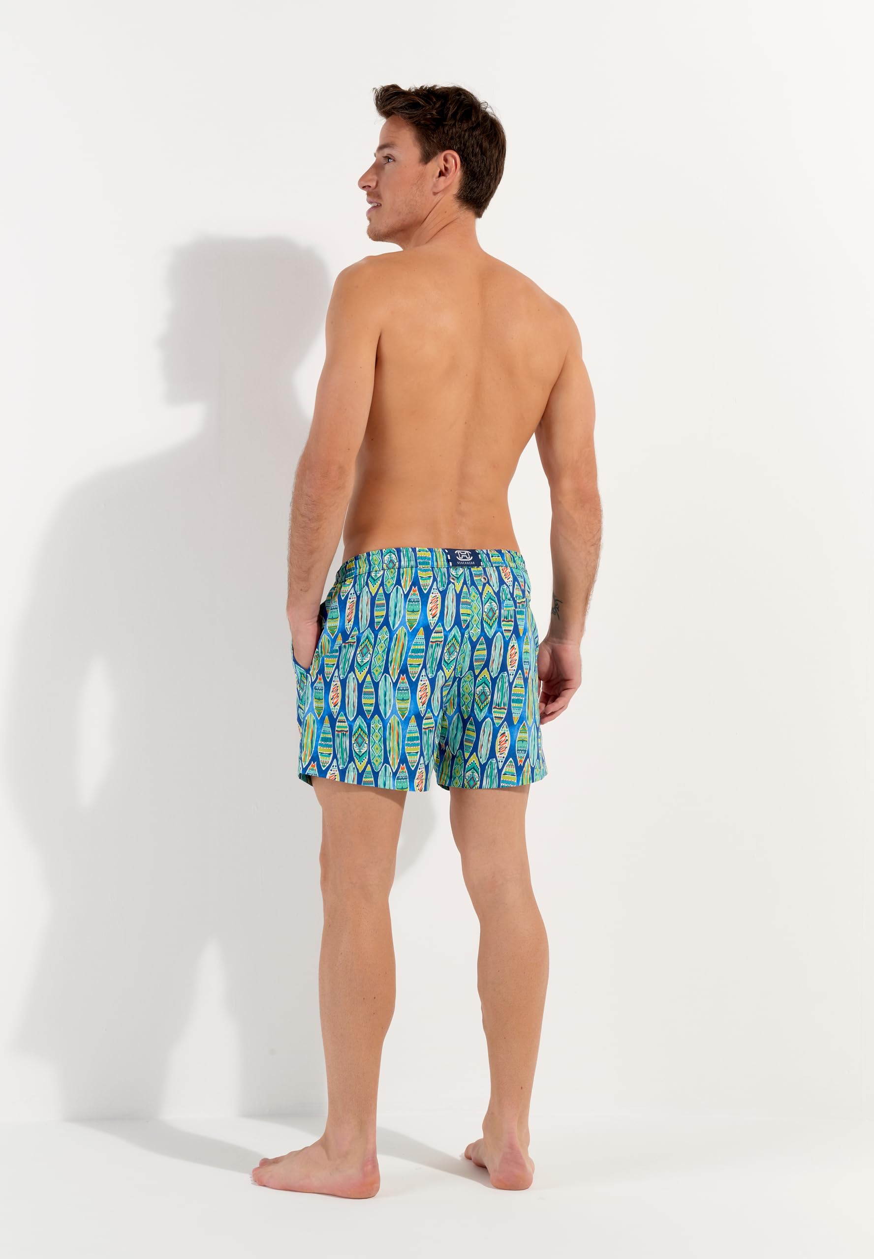 HOM Short de Bain Marbella Slips Homme