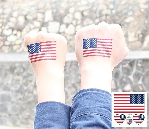 Miniatura 7 de Tatuajes de bandera italiana, 10 hojas de calcomanías temporales de tatuajes faciales de la bandera de Italia, 40 piezas impermeables para sudor,