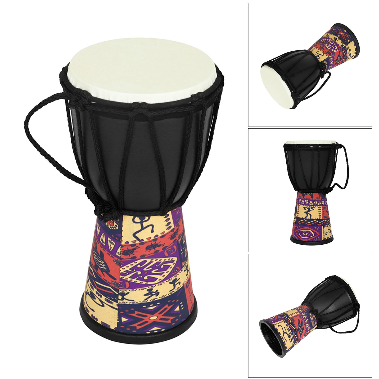 Amazon.co.jp: アフリカドラム 4インチ アフリカジャンベボンゴス