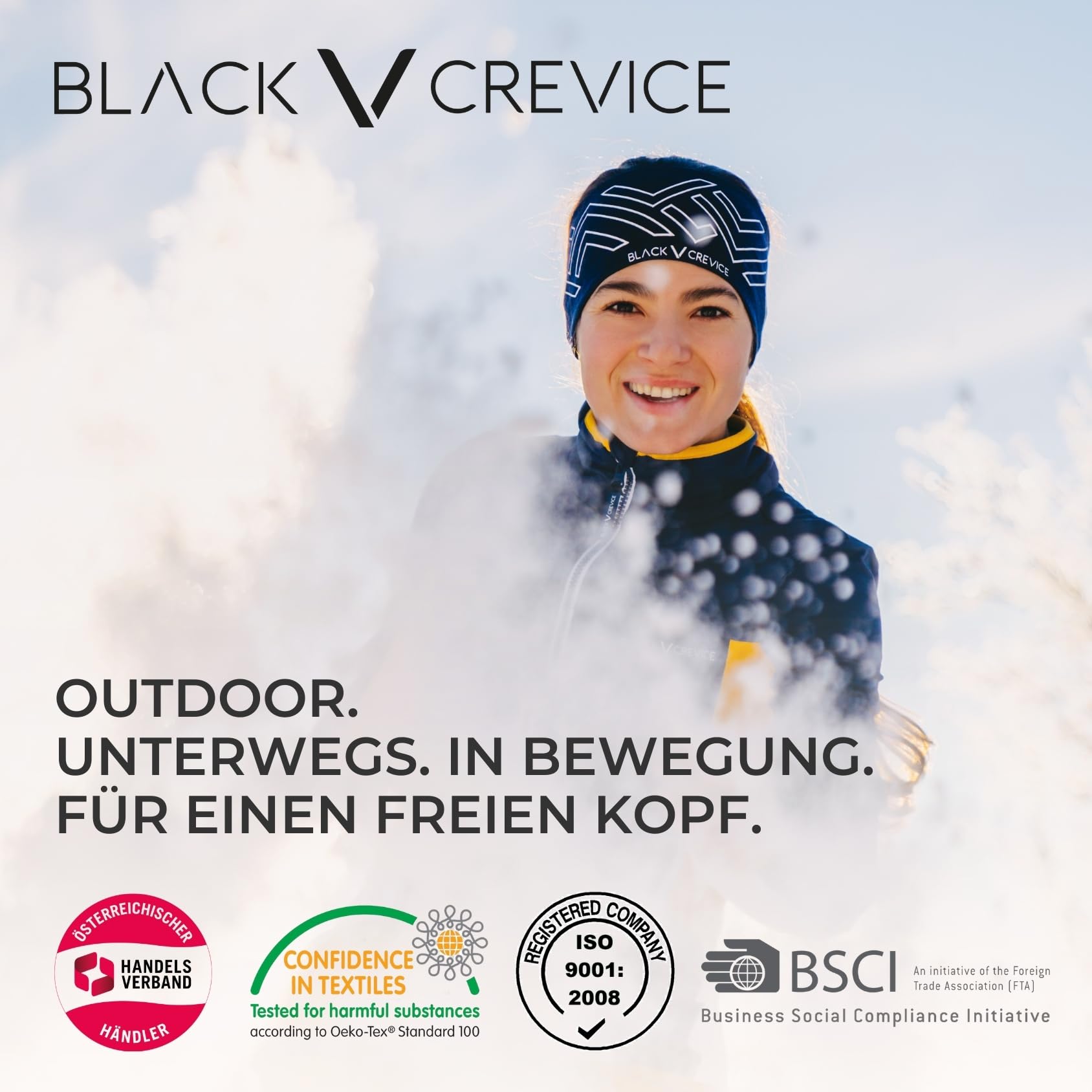BLACK CREVICE Skihelm Vail I Stoßfester Skihelm in sportlichem Design I Skihelm Herren & Damen I Snowboard-Helm I Atmungsaktiver Ski-Helm I Größenverstellbar