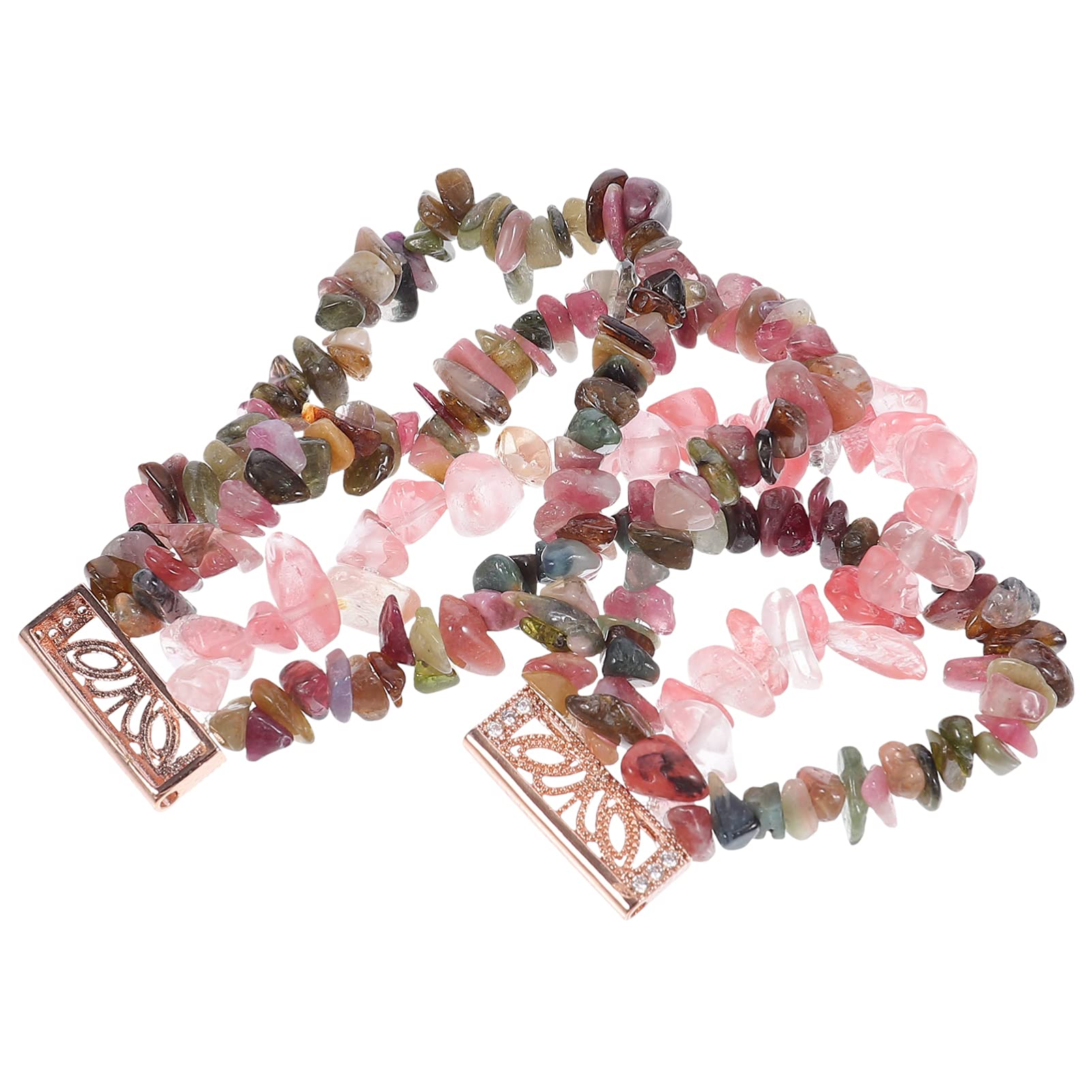 Agate Band Compatible for Fitbit Chakra Crystal Boho Beaded Replacement Lucky Gemstone