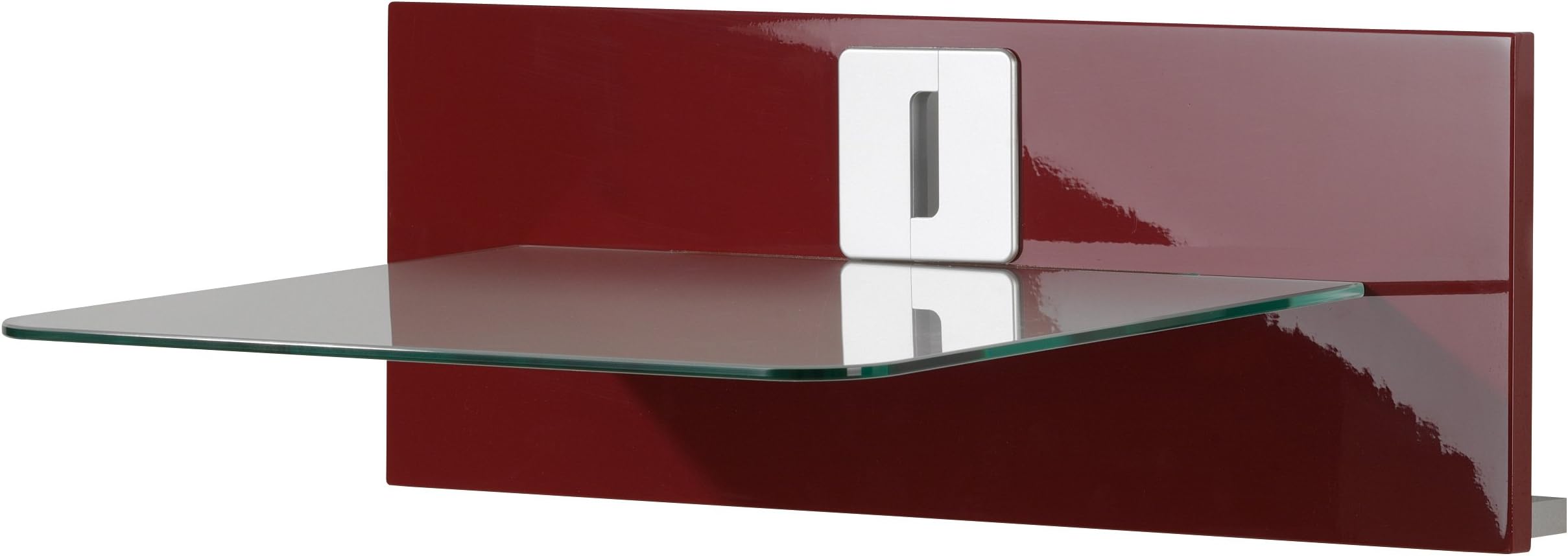 VCM Xeno 1 Wall Shelf for Audio Video Devices Burgundy