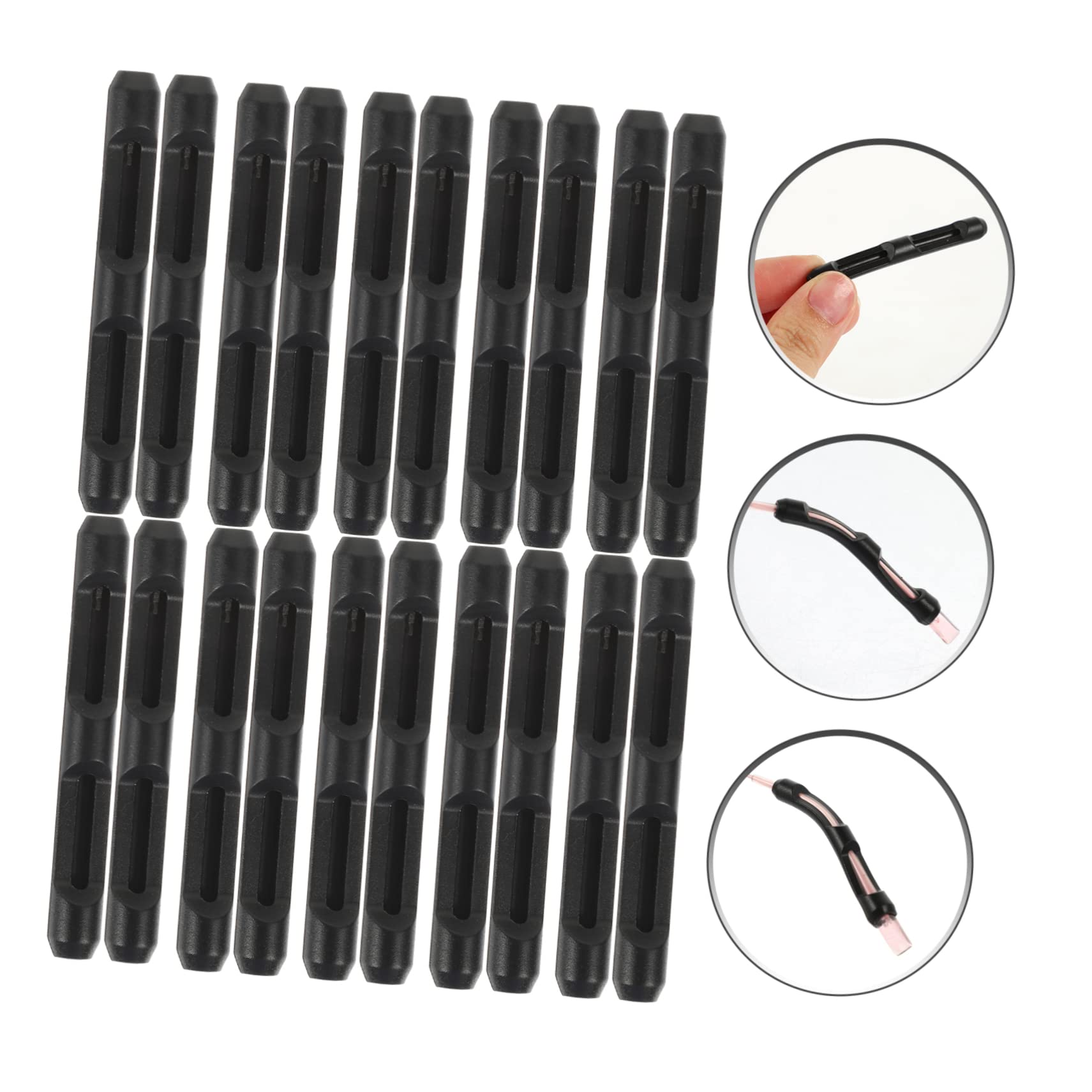 FOMIYES 10 Pairs Glasses Fixed Ear Support Eyeglasses Eyewear Retainer Grips Eyeglass Ear Grips Anti Slip Holder for Glasses Eyeglass Accessories Glasses Ear Holders Silicone Glasses Hooks