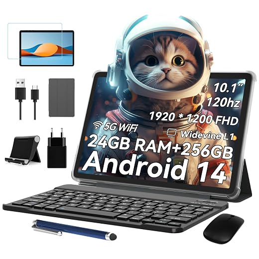 Tablet Android 14 10" 24GB RAM 256GB