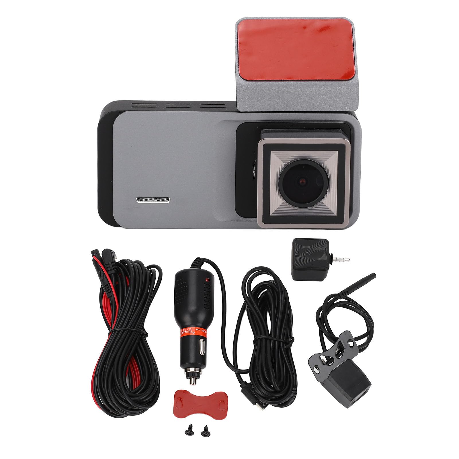 Dash Cam a 3 con Visione Notturna e Registrazione in Loop per un Monitoraggio Efficiente della Sicurezza 'auto HD 1080P