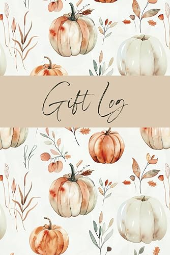 Pumpkin Gift Log, Fall Wedding Gift Log, Wedding Gift Tracker, Bridal Shower Gift Log, Baby Shower Gift Log, Present Tracker, Little Pumpkin