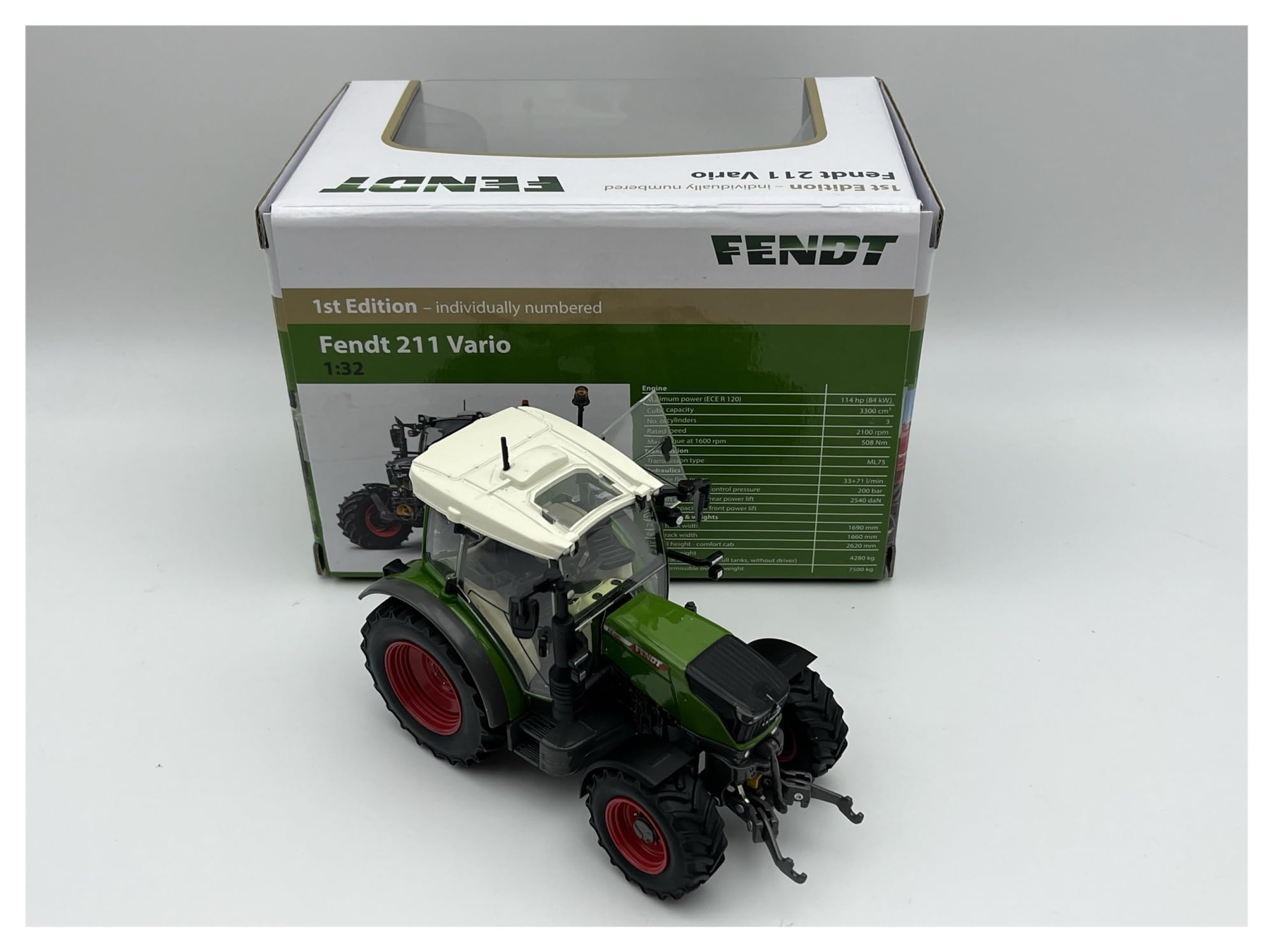 Replica scala in metallo 1 32 per FENDT 210 Vario in lega di lega fattoria camion trattore modello miniatura hobby collezionismo hobby veicoli giochi set