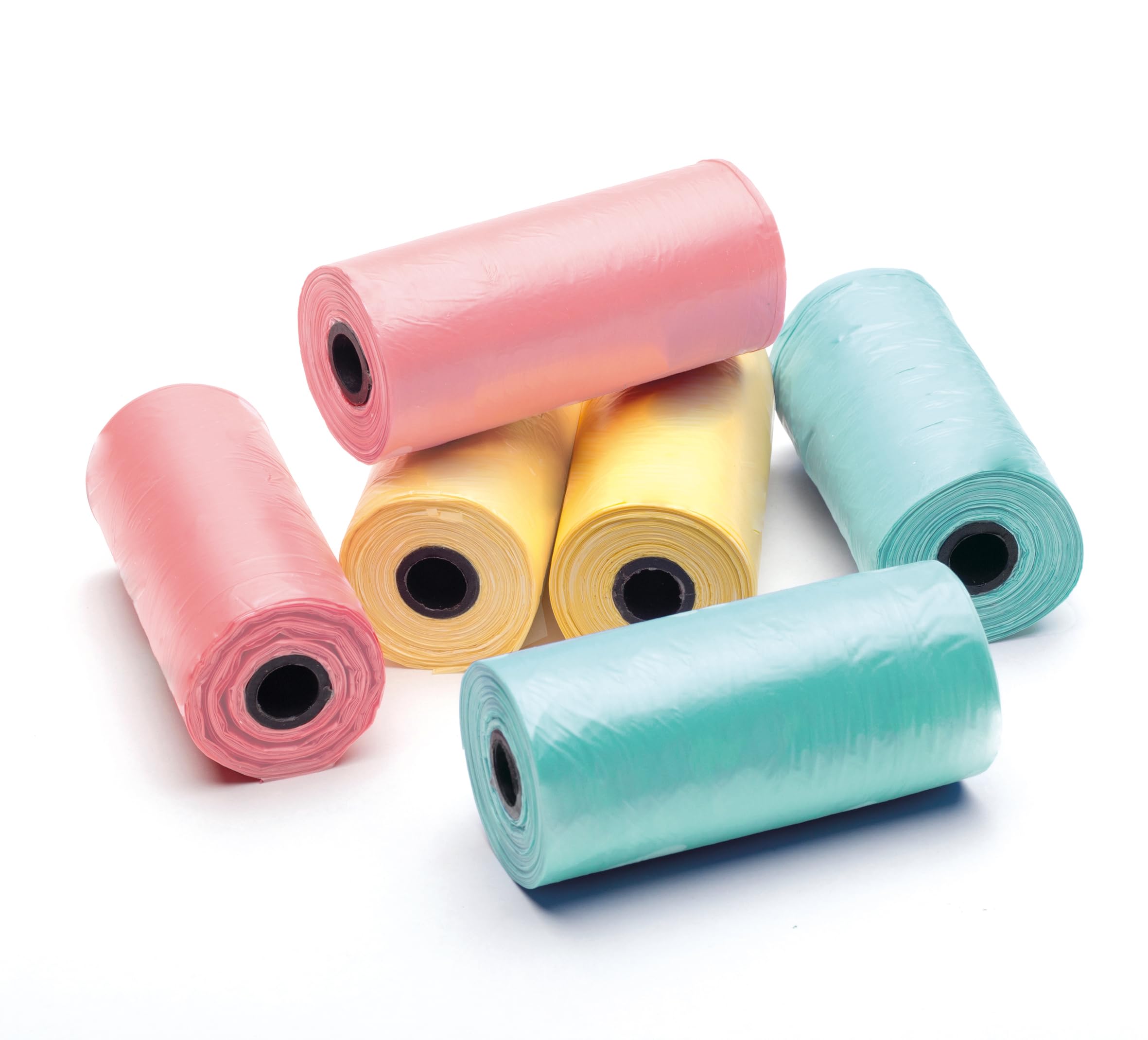 Best Friend - 1600 Sacs pour Chien Ultra résistants, à essai de déversement (80 Rouleaux de 20 Sacs). Sachets colorés pour excréments Non parfumés 27 x 30 cm.