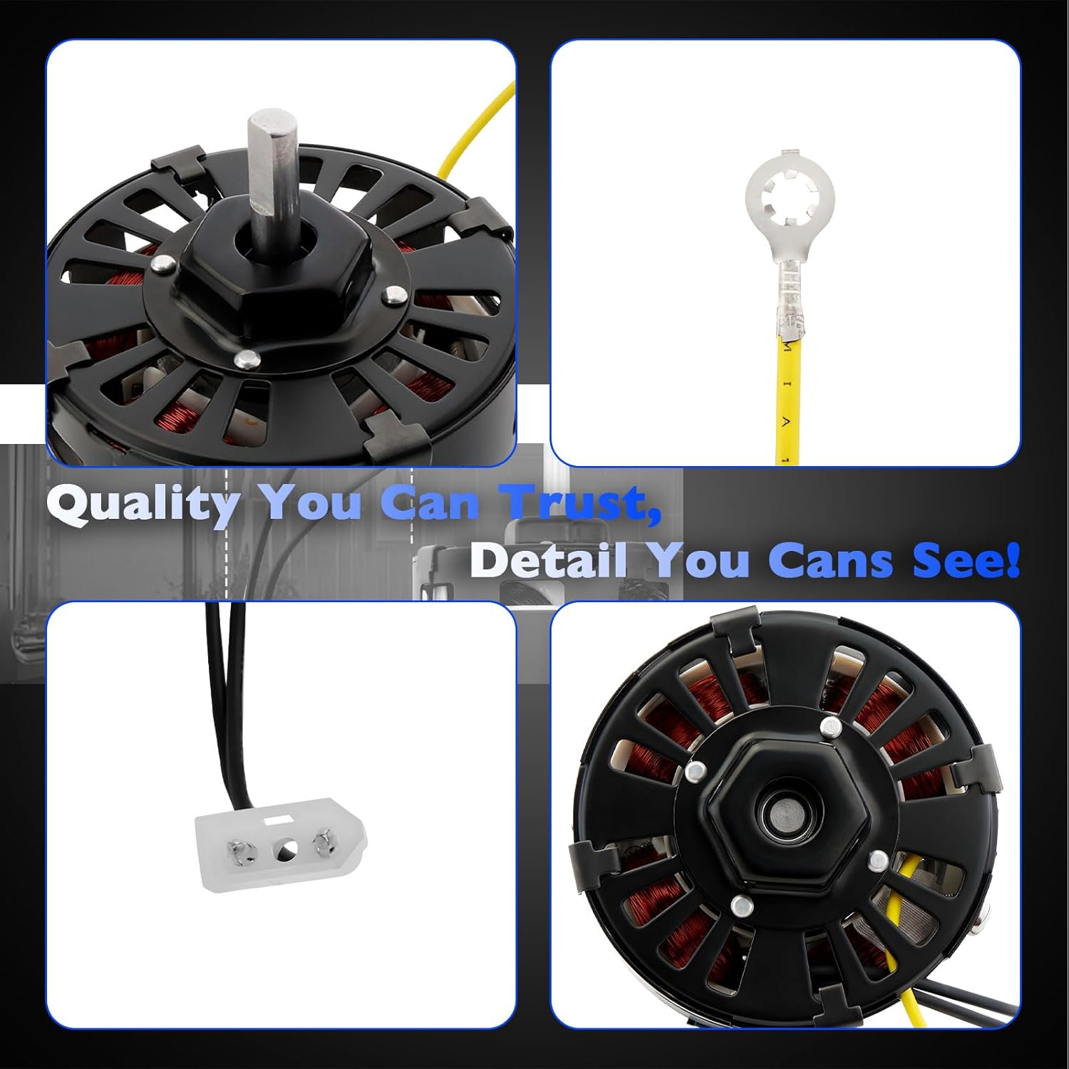 S99080274 Bathroom Fan Motor Compatible with Brogan Models ACS120L ACS130 HS120L HS130 MS130 MHS120L NS120L NS130 MS120L S120L S120FL S130-120V 60HZ 3450 RPM