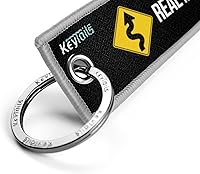 Vista 4 de Keytails - Llaveros de calidad premium para motocicleta, coche, scooter, ATV, UTV [Los hombres de verdad les gustan las curvas]