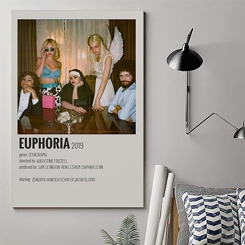 Miniatura 6 de ITOMEN Euphoria - Póster de la serie de televisión para adolescentes, arte de pared, estética, HD, pintura decorativa moderna, dormitorio,