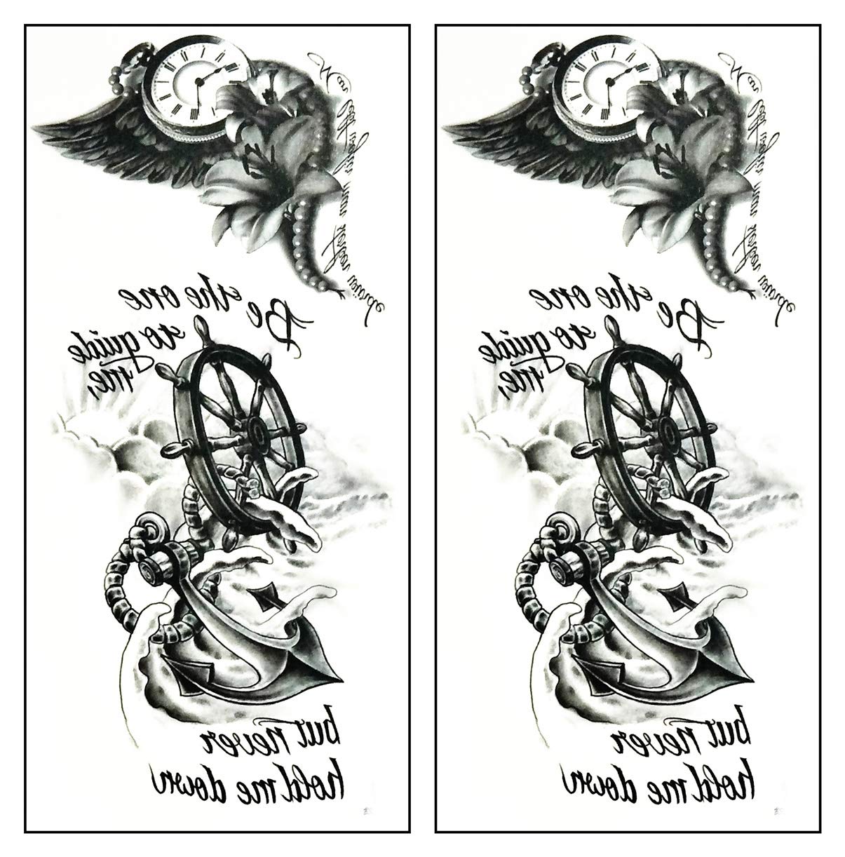 Top 128 + Black anchor worldwide tattoo