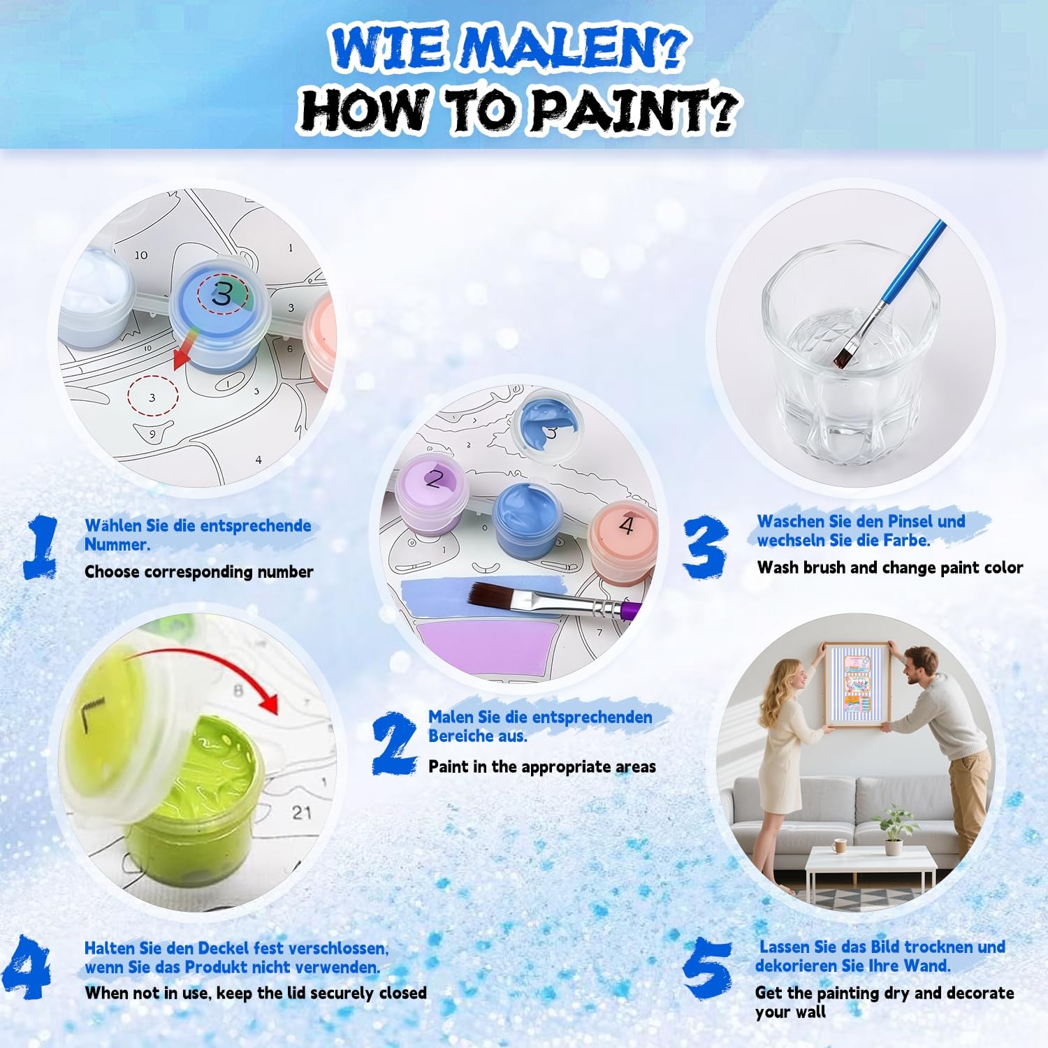 Kit De Pintura Por Números Para Adultos – Lienzo De 40x50 Cm Con Flor De Loto, Incluye Pinceles Y Pigmentos Acrílicos, Sin Marco, Ideal Para Relajarse Y Decorar