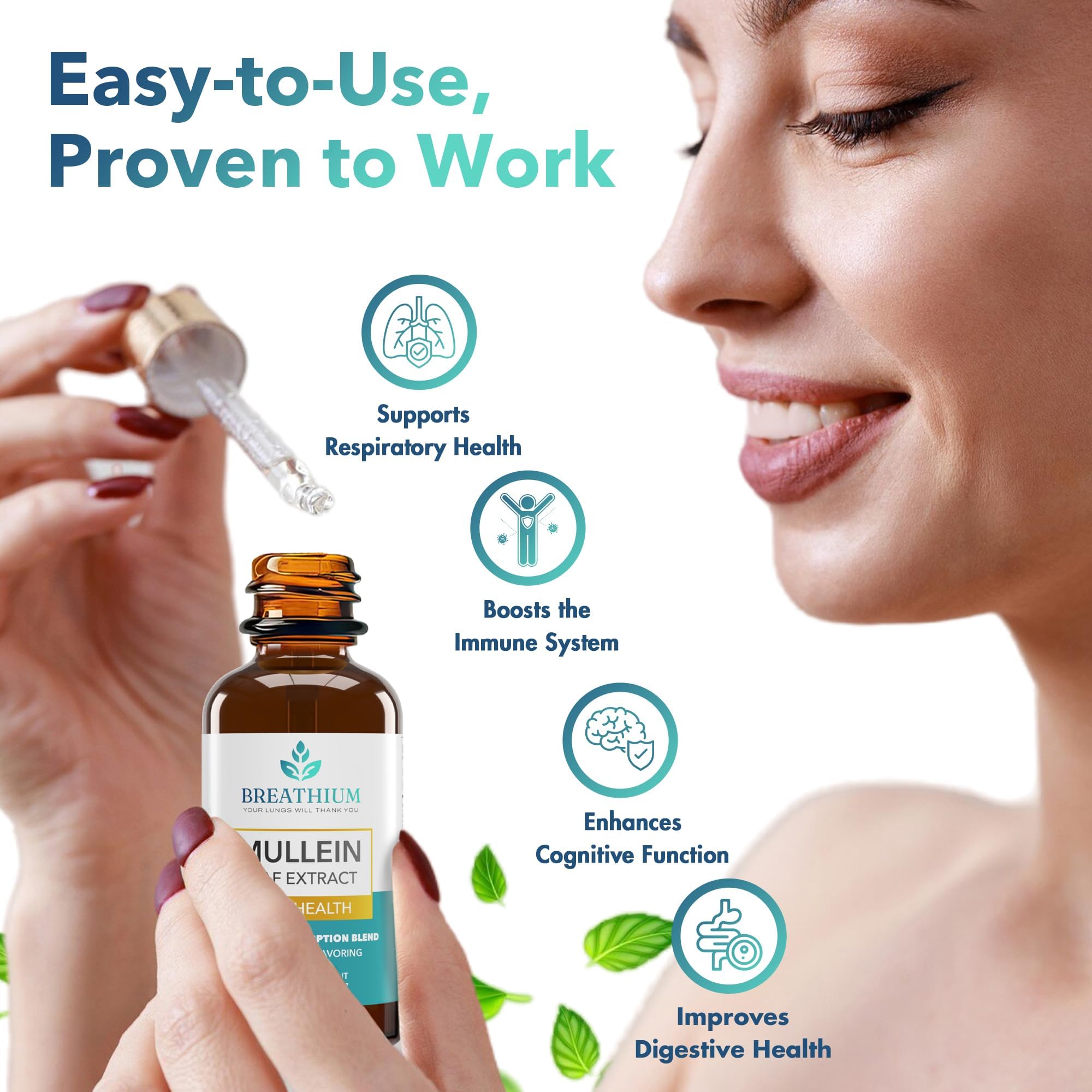 4-in-1 Mullein Drops for Lungs - Mucus, Allergy & Detox Relief — Amazon image 3