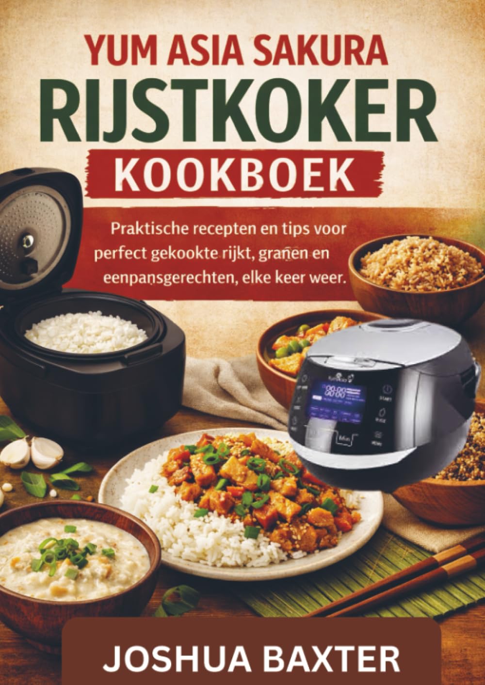 YUM ASIA SAKURA RIJSTKOKER KOOKBOEK: Praktische recepten en tips voor perfect gekookte rijst, granen en eenpansgerechten, elke keer weer