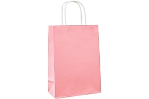 Blush Gift Bags: ADIDO EVA Small Kraft Paper Bags for Party Favors