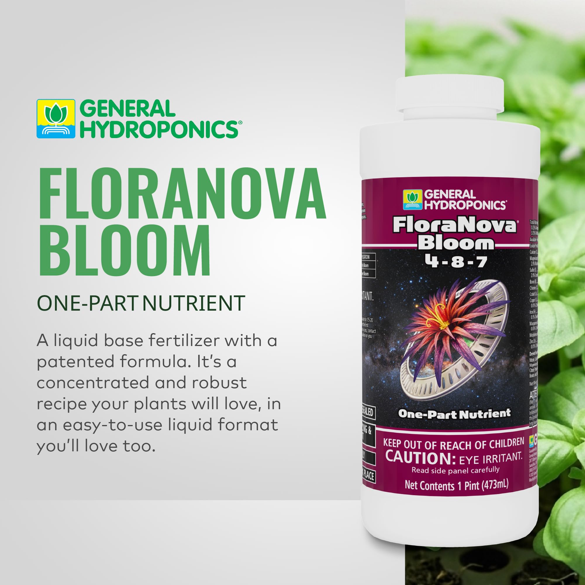 Amazon.com : General Hydroponics GH1632 Flora Nova Bloom, Quart, 1