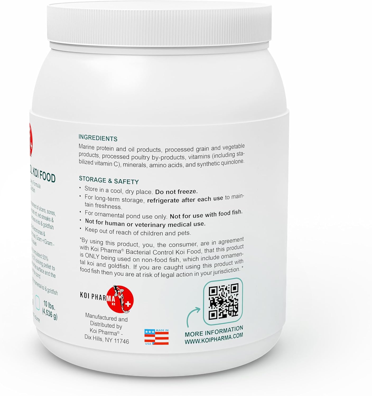 Bacterial Control Koi Food Bacterial Disease Neutralizer