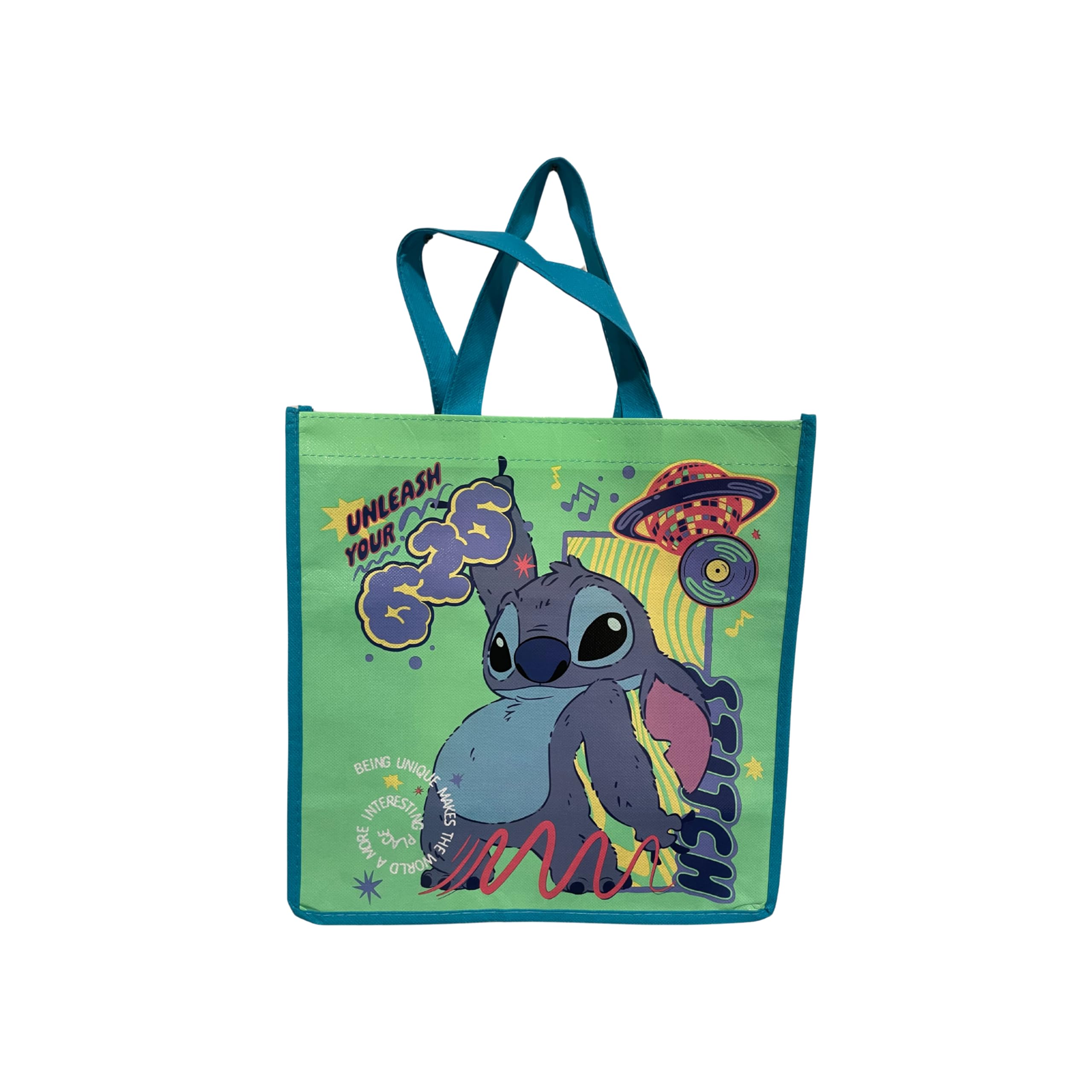 Legacy Licensing Partners Disney's Stitch from Lilo and Stitch Movie Collectable Large Reusable Tote Bag