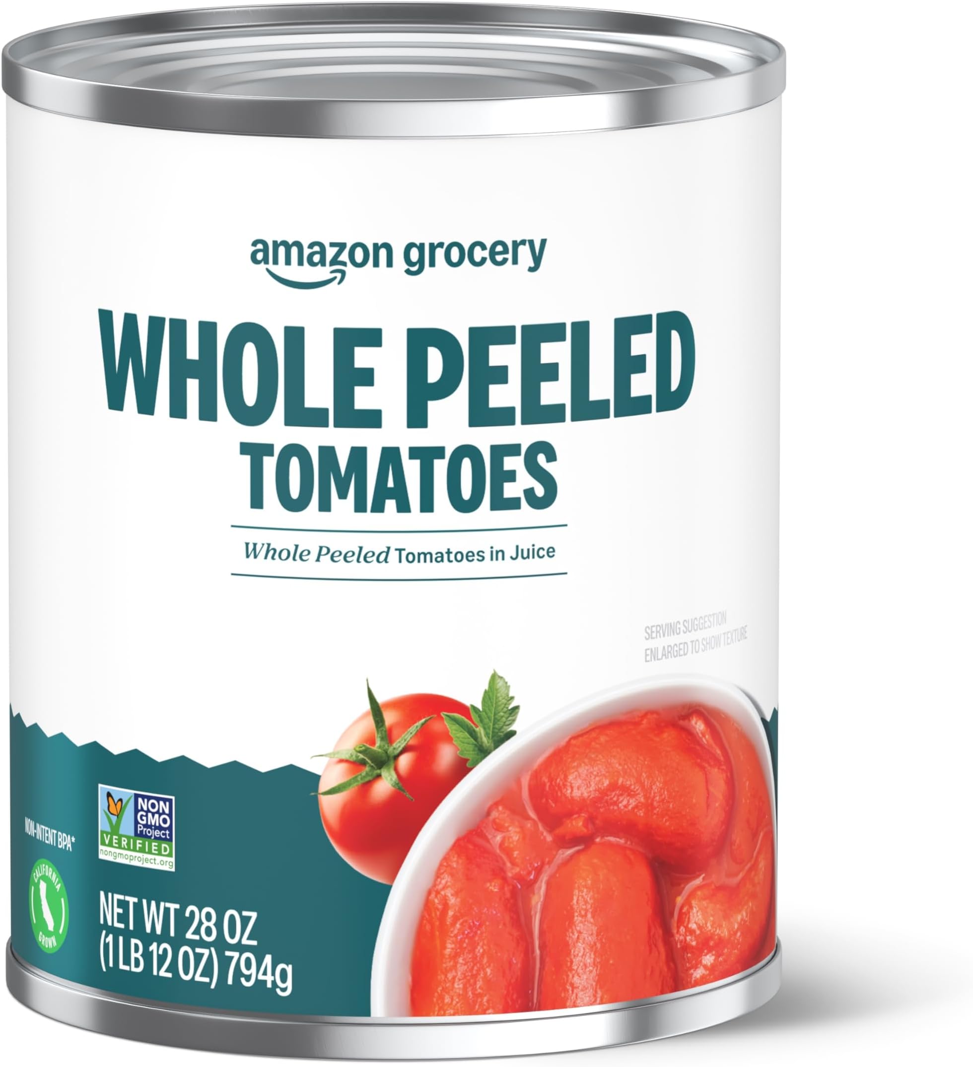 Whole Peeled Tomatoes, 28 Oz