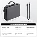 VERTUS® Carrying Case Storage Bag for DJI Osmo Action 6 / Action 5 Pro / 4/3 Sports Camera & Accessories (Black) gallery image