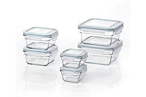 Glasslock Storage Containers: Oven- and Microwave-Safe Food Storage Set