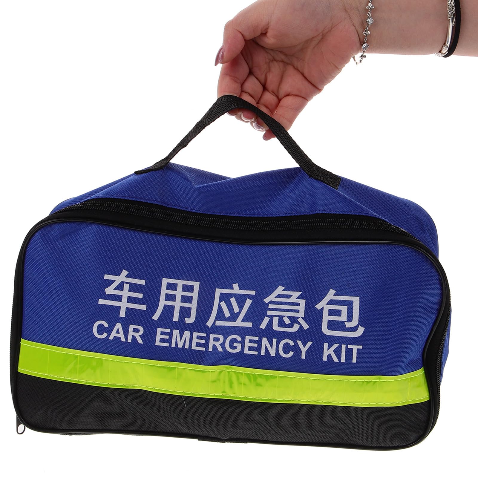 Zerodeko Ensemble D'outils Multifonction pour Voiture en Abs, Caoutchouc et Métal, 1 Set Prêt pour Inspections et Urgences Véhicules
