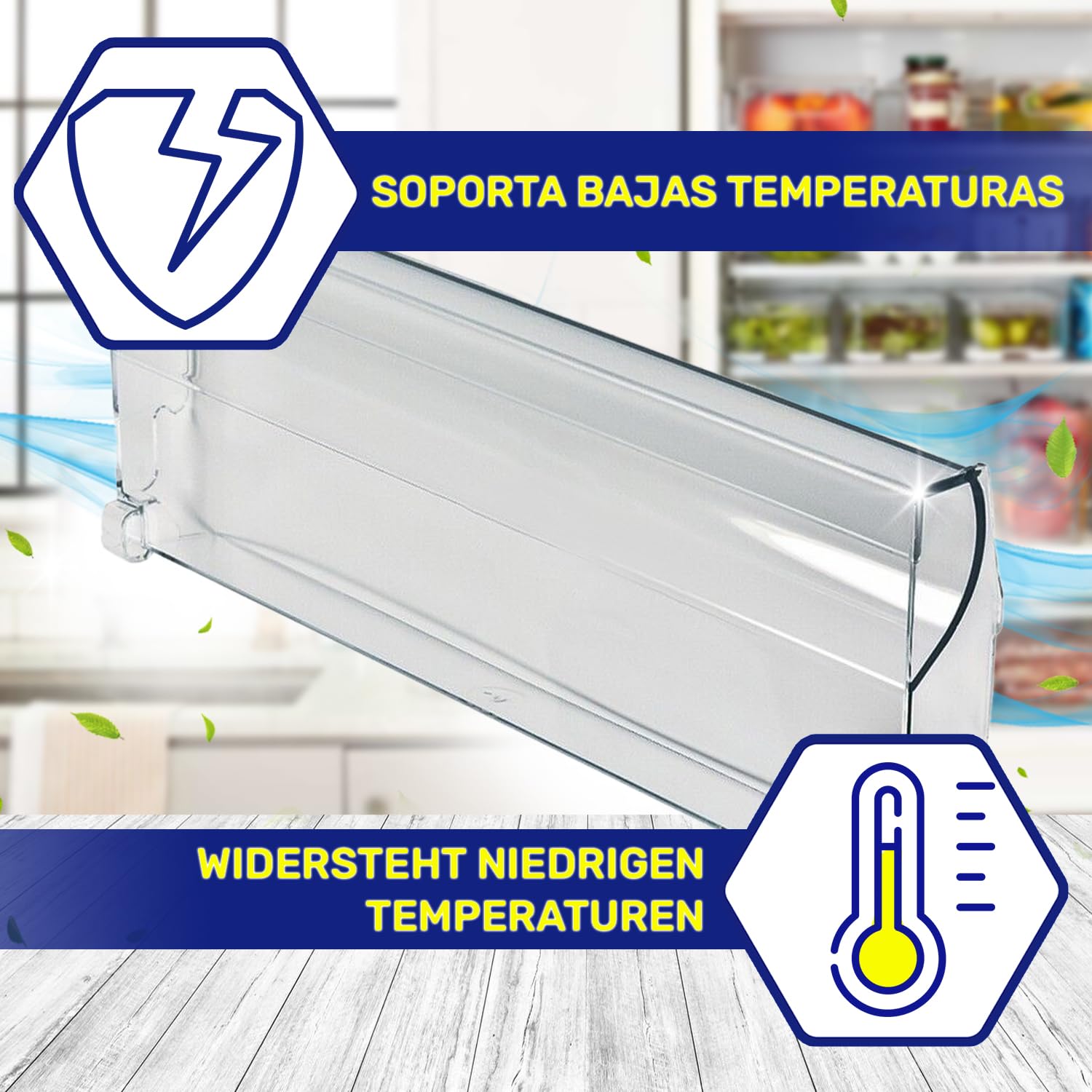 Tapa Cajon Congelador 387x139x37mm 00708742 para Bosch - Garantía 10 Años | MONTERAL