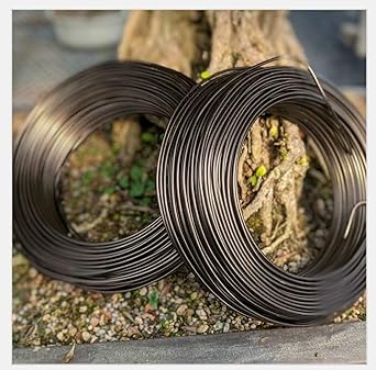 GREENARTZ Aluminium wire 50mtr for Garden Fencing Plant Trellis electrical application (Anodized, 0.5mm)