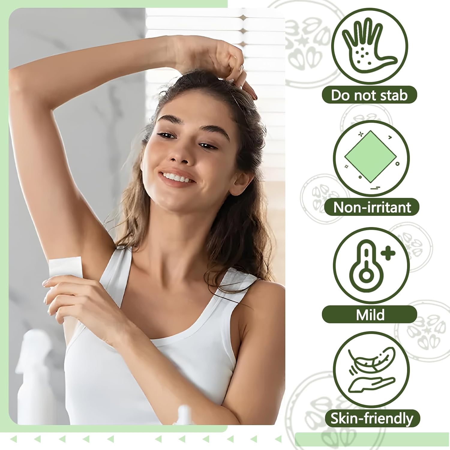 Mini Deodorant Body Wipes 100 pieces of Travel deodorant Wipes And Travel Deodorant Individually Wrap Hypoallergenic Underarm Sweating Cucumber And Travel To Clean Skin For Female Male Teenagers