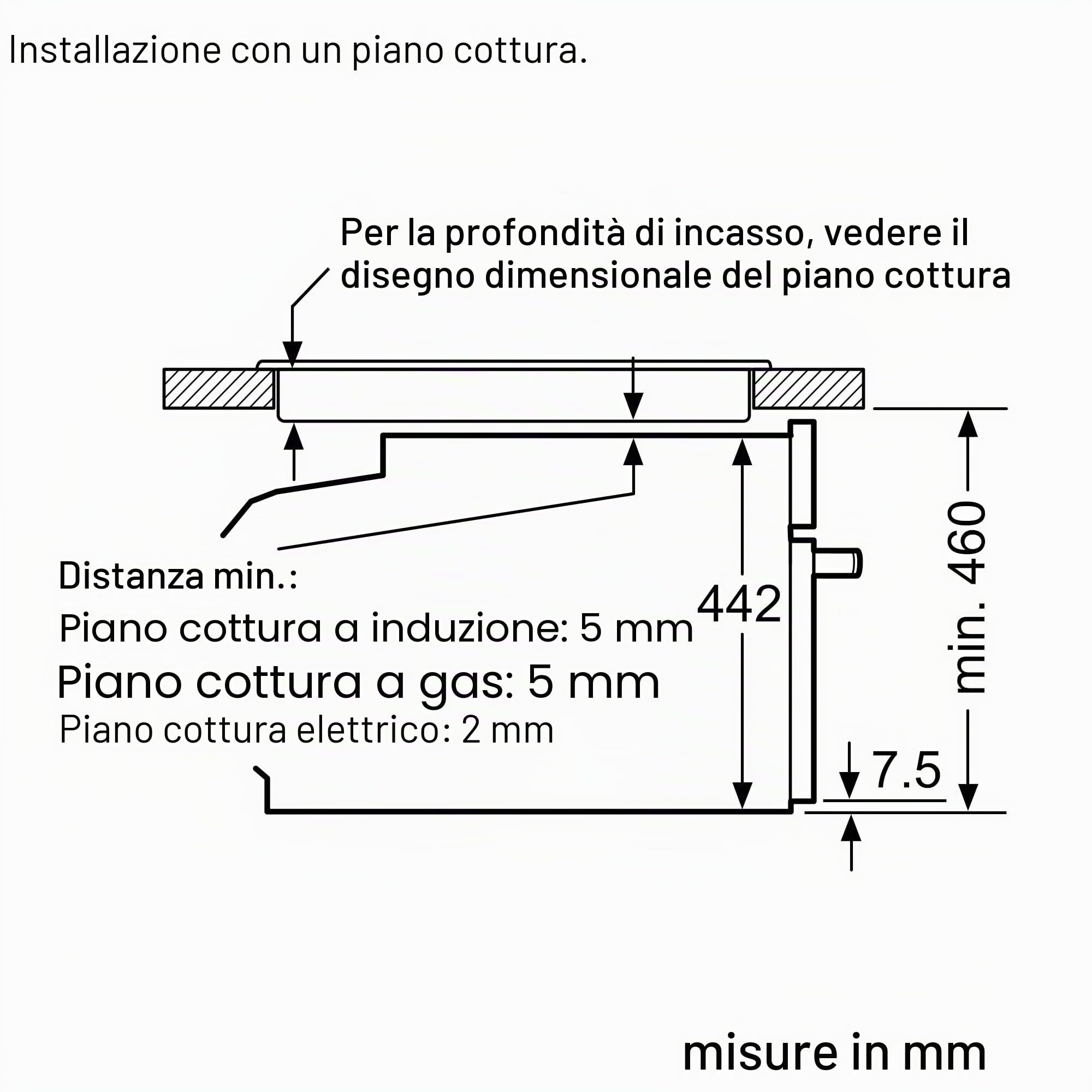 Bosch CMG778NB1 Serie 8, Forno compatto da incasso con funzione microonde 60 x 45 cm Nero