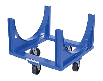 Vestil DCC-80 Steel Heavy Duty Cradle 30-11/16 in. x 30-3/8 in. x 25-5/8 in. 4000 Lb. Capacity Blue