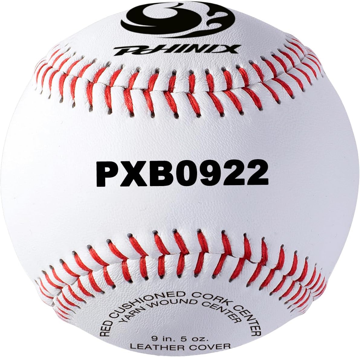 PHINIX Leather Baseball Competition Grade and Practice Baseball