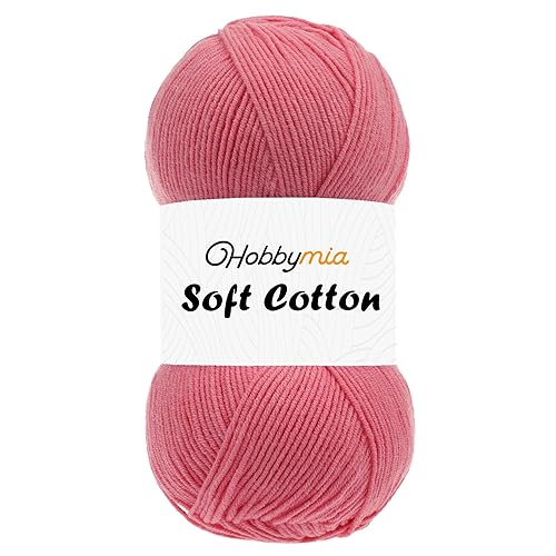 Soft Cotton Blend Crochet Yarn – Sport Weight Yarn for