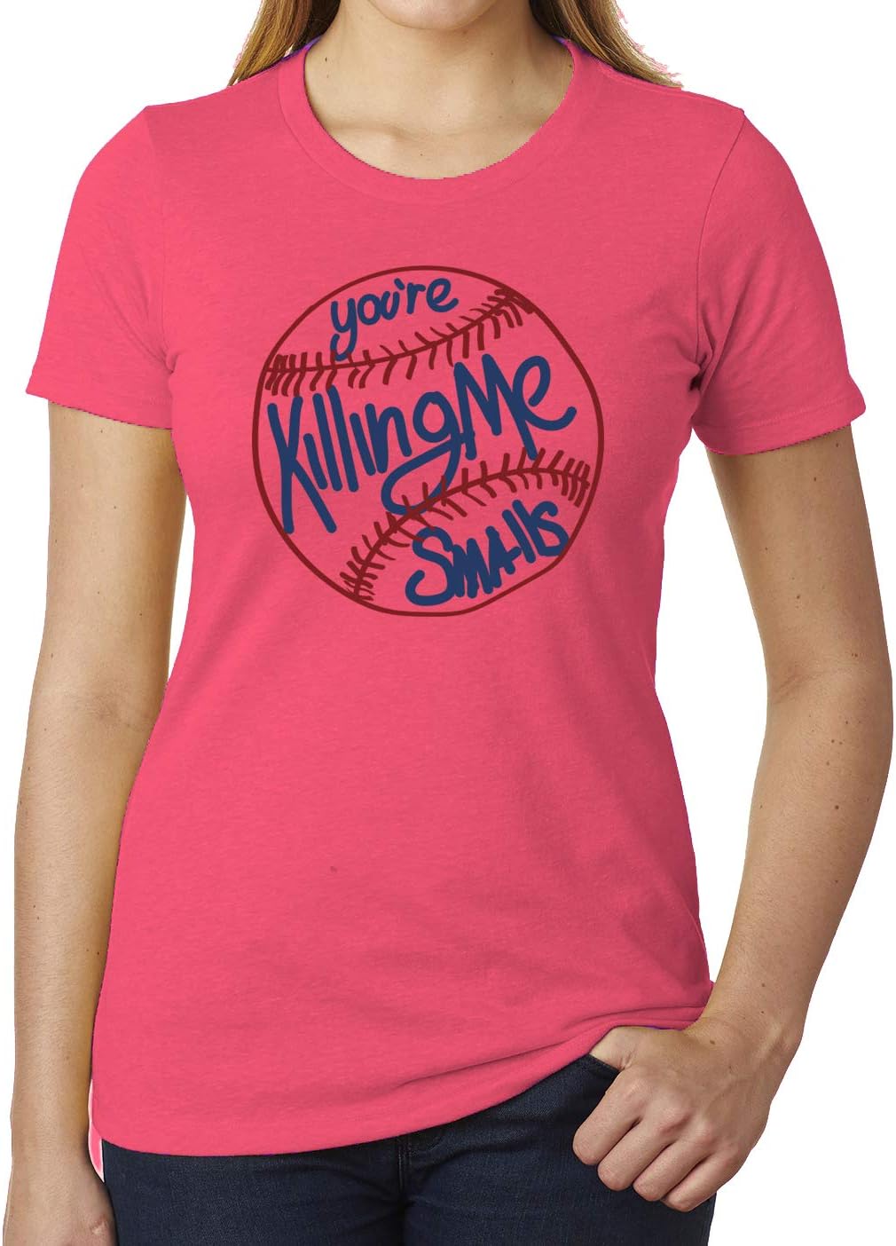 You're Killing me Smalls Women's Graphic Tee, Funny Baseball Shirts