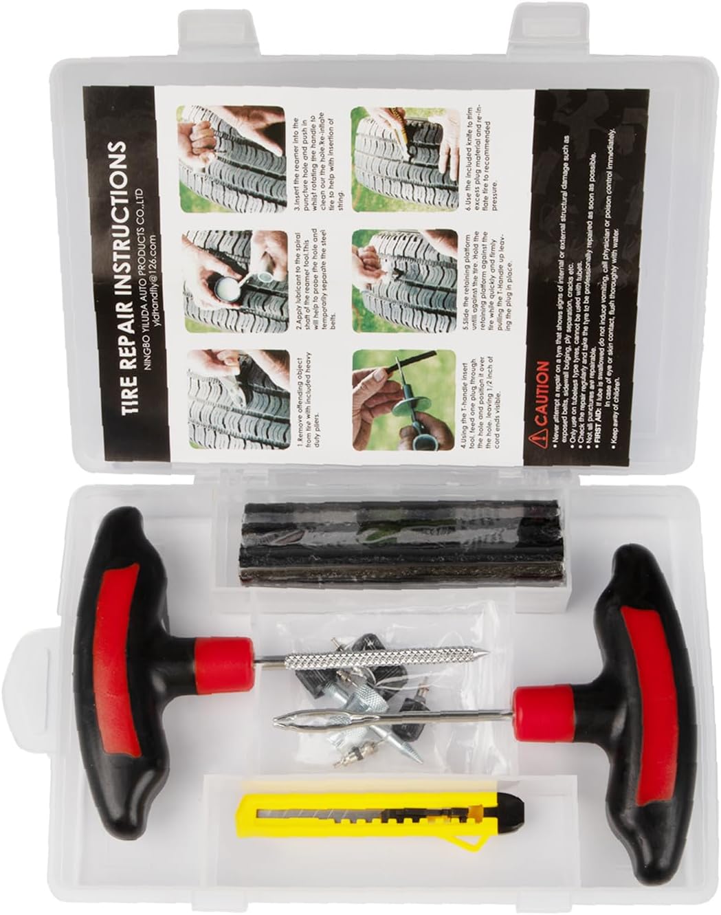 TrexNYC Tubeless Tire Repair Kit, Repair Punctures and Plug