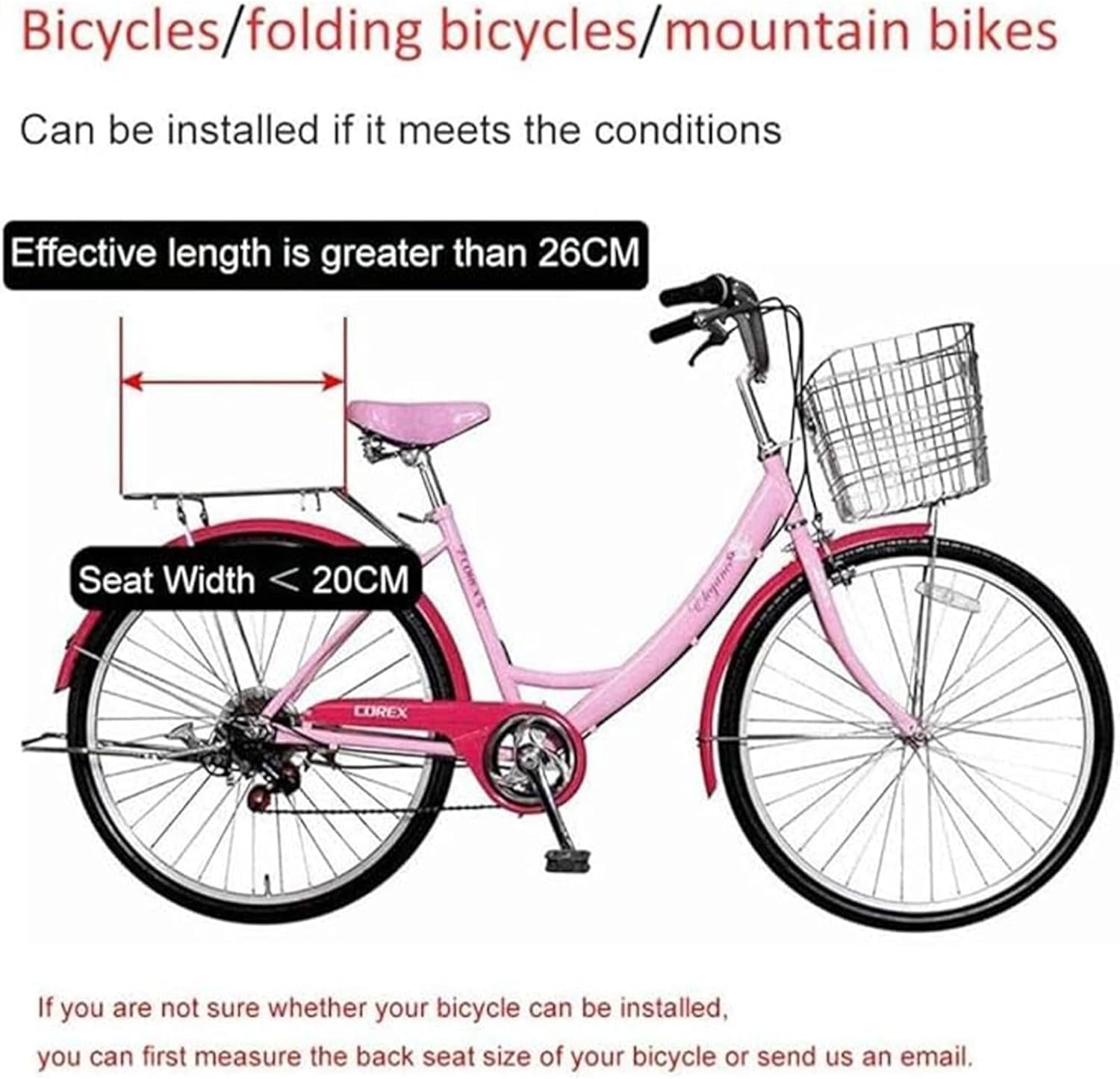 Bicycle Rear Child Seat Kids Bike Seat,Child Safety Protection Seats Saddle,Removable,with Non Slip Armrests Pedals,Easy to Installment,for Universal