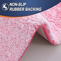 Vista 65 de OLANLY Juego de 2 alfombras de baño de 2 piezas, alfombras de baño de microfibra suave y absorbente y alfombra de inodoro con contorno