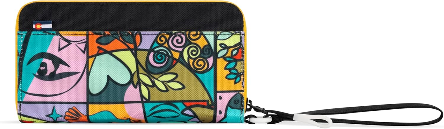 Sherpani Tulum, Nylon Large Zip Around Wallet, Wristlet, Purse with Card Holder Organizer for Women