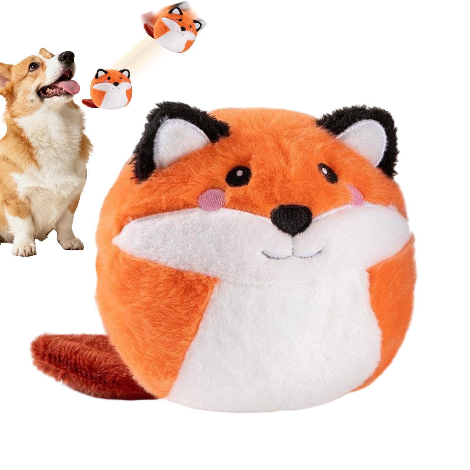 Générique Balle Interactive Rebondissante pour Chien Peluche Musicale