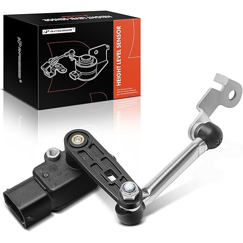 A-Premium Ride Height Level Sensor Compatible with BMW X5 2014-2021, X3 2018-2021, X6 2015-2021, X7 2019-2021, i3, X4, X2, Alpina XB7, i3s, i8, X1 & Mini Cooper, Cooper Clubman
