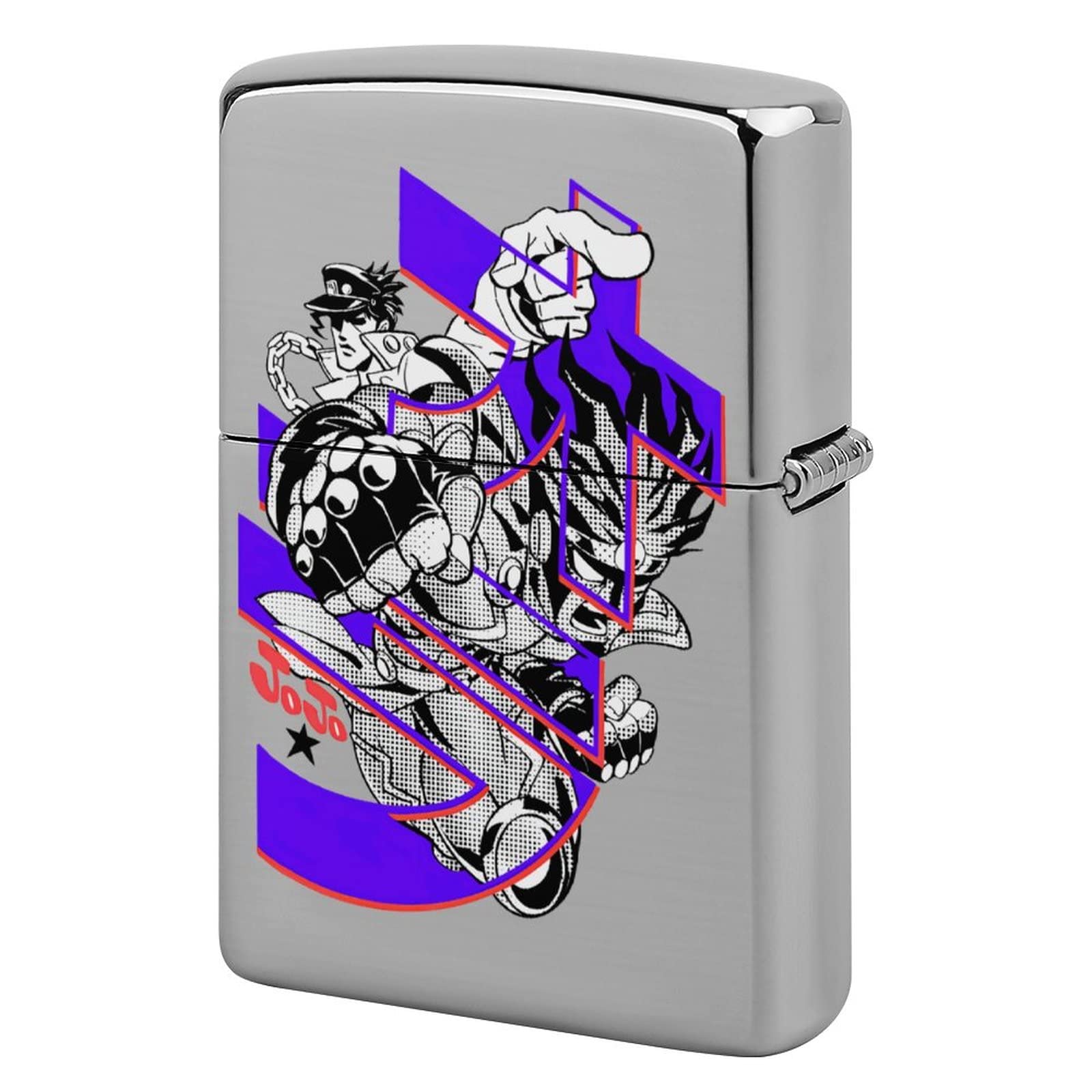 Amazon.co.jp: Zippoライター兼用ケース メンズ ジョジョの奇妙な冒険