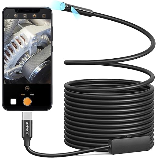 Anykit Endoscope Camera Dual Lens